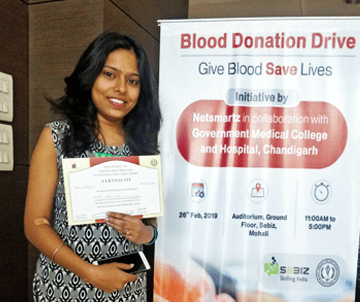 Blood donation drive