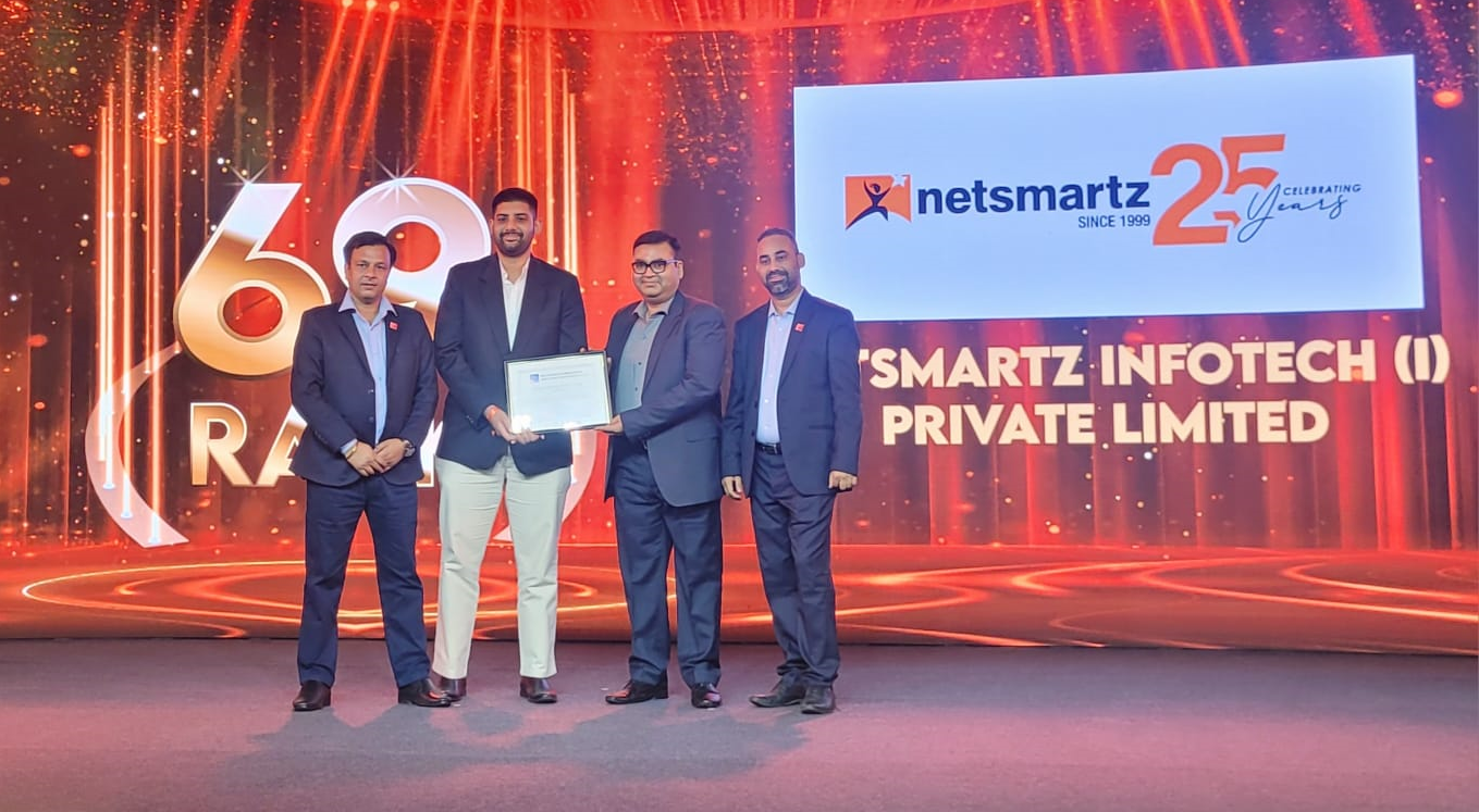 Netsmartz Honored as One of India’s Great Mid-Size Workplaces – For the Second Time